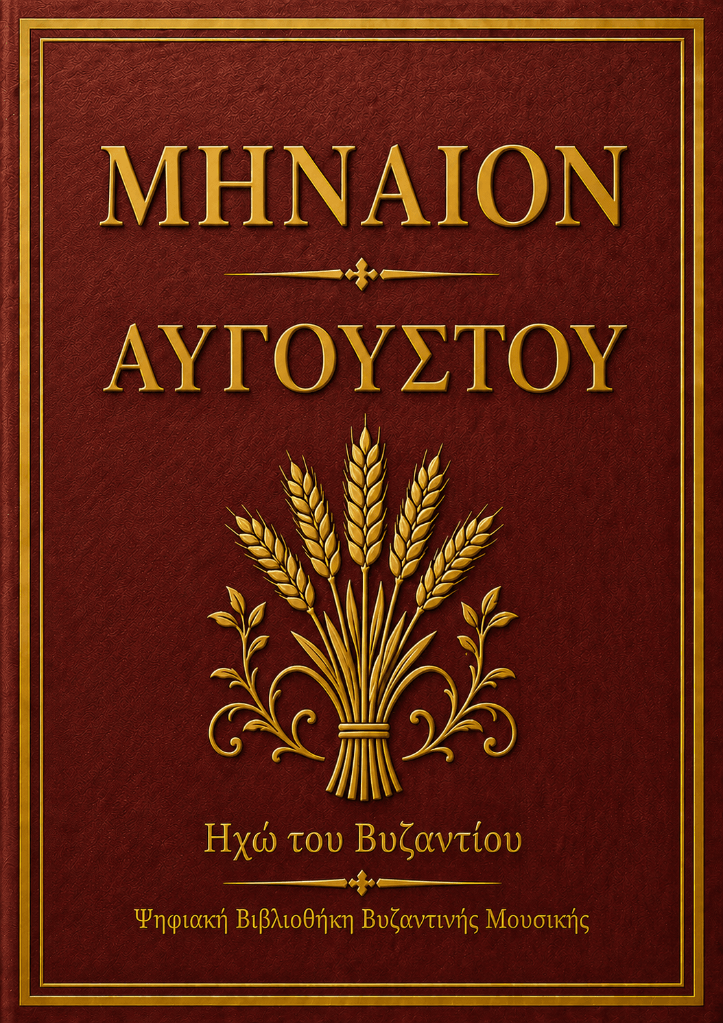 Μηναίο Αυγούστου